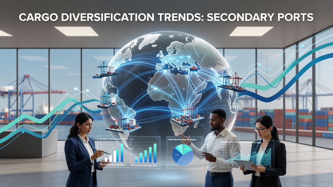 Analyzing Cargo Diversification Trends Among Secondary Port Locations Worldwide